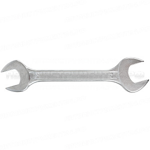 Ключ рожковый, цинковое покрытие 24х27 мм